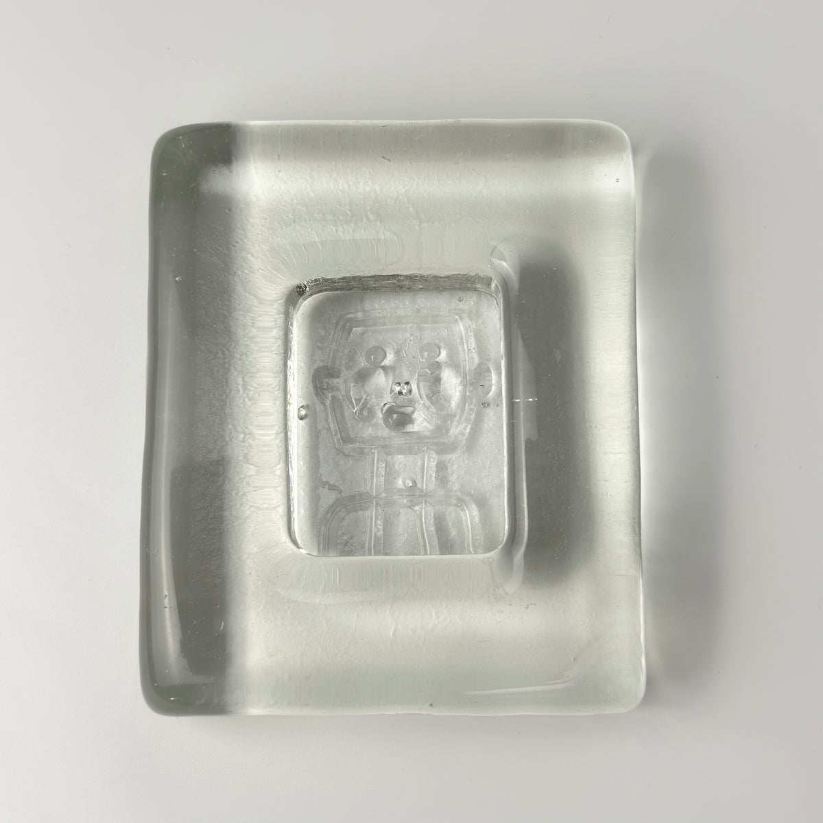 Erik Höglund for Kosta Boda - letterpress - Swedish art glass, 1960s