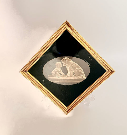 Antique photograph of Princess Eugénie Bernadotte “Can’t you speak” – circa 1900