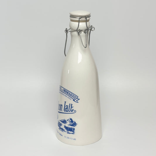 Le Bon Lait fransk vintage porcelænsflaske - Frøken Lilly