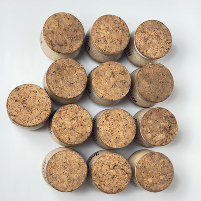 Henrik Fog stoneware spice jars with cork lids – Danish ceramics