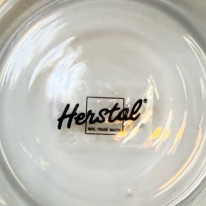 Herstal design glas med glaskugle – sæt med 2 stk dekorationsglas
