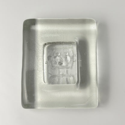Erik Höglund for Kosta Boda - letterpress - Swedish art glass, 1960s