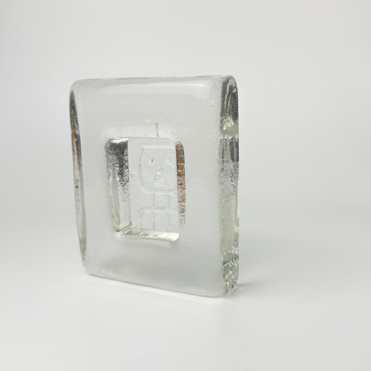 Erik Höglund for Kosta Boda - letterpress - Swedish art glass, 1960s