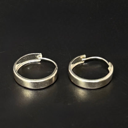 Vintage creoles in 830 silver – HTP – 0.5 cm wide