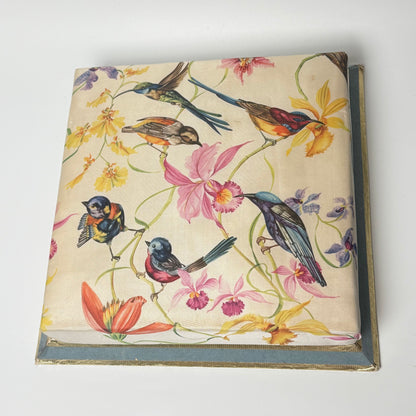 Trumpf Paradiso vintage chocolate box with birds – 1950s/60s