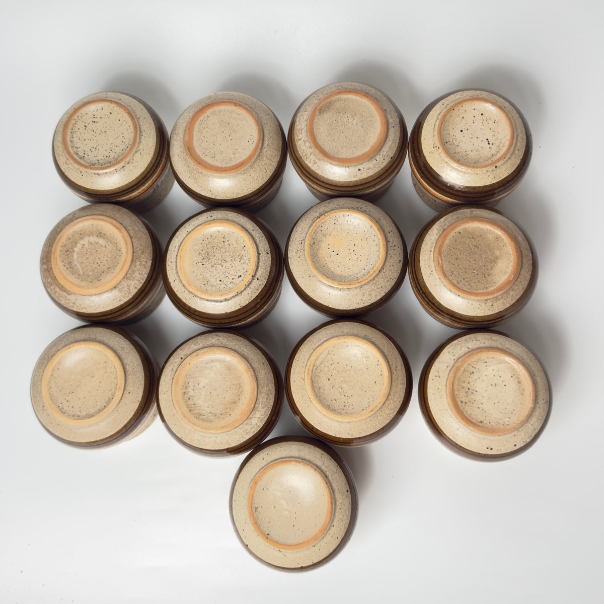 Henrik Fog stoneware spice jars with cork lids – Danish ceramics