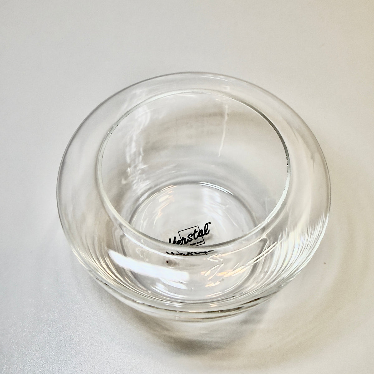Herstal design glas med glaskugle – sæt med 2 stk dekorationsglas