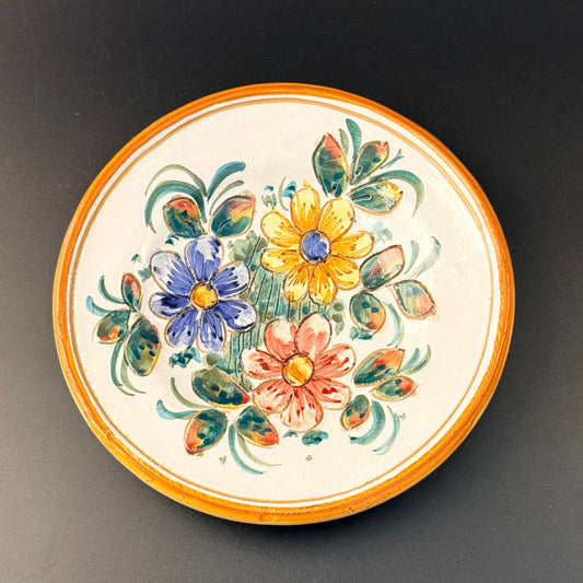 Sberna Deruta majolica fad 15,5 cm håndmalet italiensk keramik