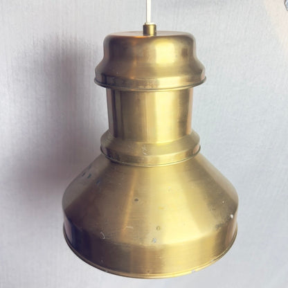 Holmegaard Skibslampe 25 i messing – Sidse Werner – vintage pendel