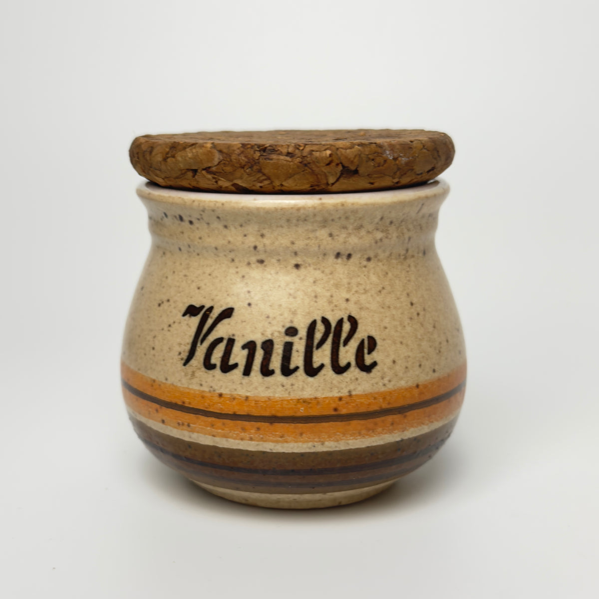 Henrik Fog stoneware spice jars with cork lids – Danish ceramics
