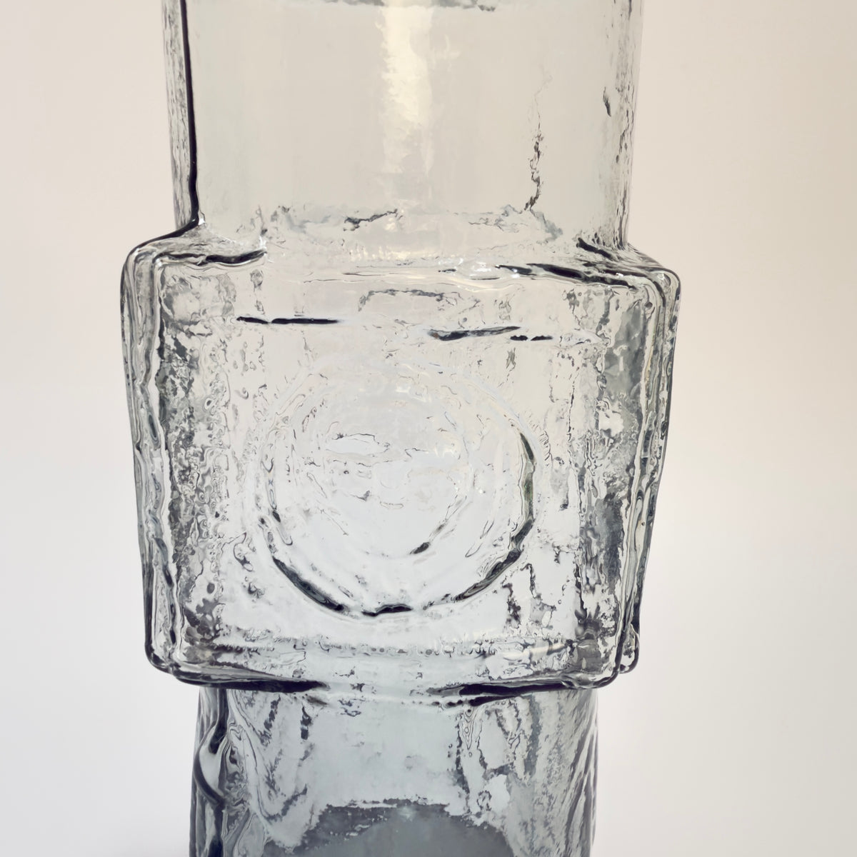 Carafe in tinted glass, CEB Björkhult - 1950s