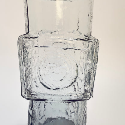 Carafe in tinted glass, CEB Björkhult - 1950s