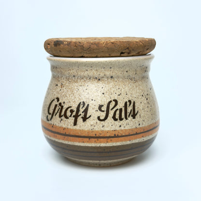 Henrik Fog stoneware spice jars with cork lids – Danish ceramics