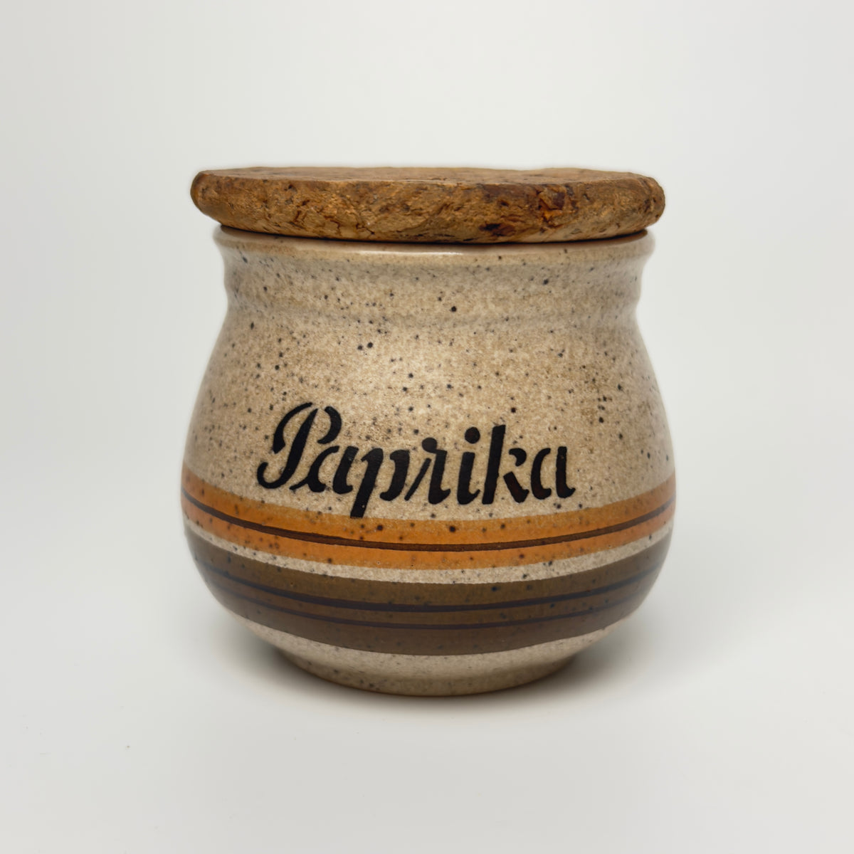 Henrik Fog stoneware spice jars with cork lids – Danish ceramics