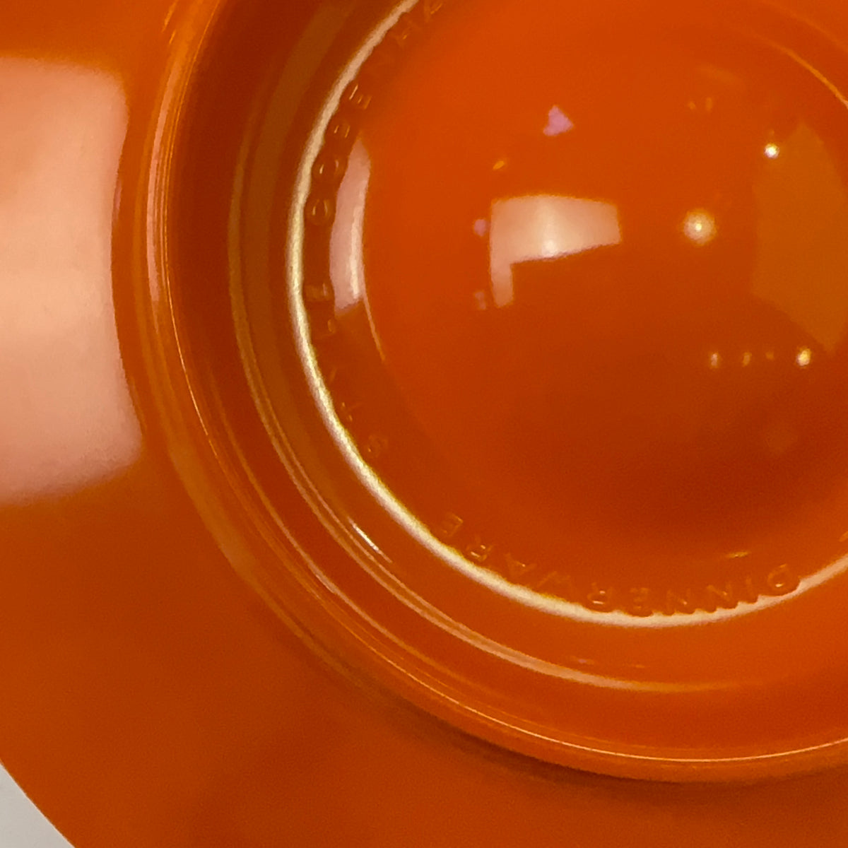 Rosti Mepal egg cups, Copenhagen style, retro orange U115, 1960s - set of 2 plus 1