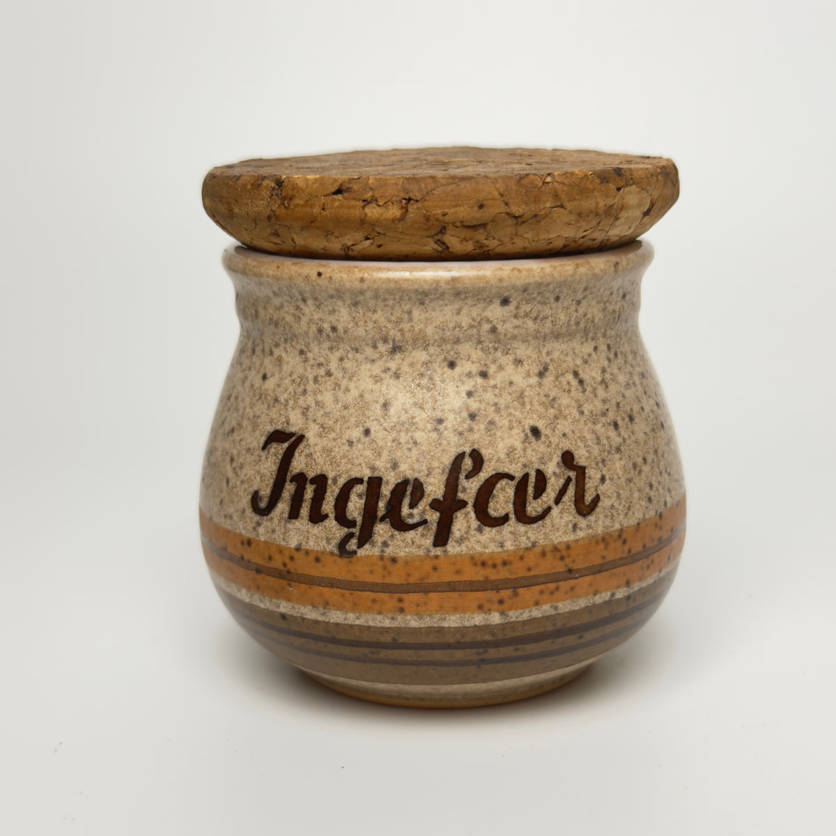 Henrik Fog stoneware spice jars with cork lids – Danish ceramics