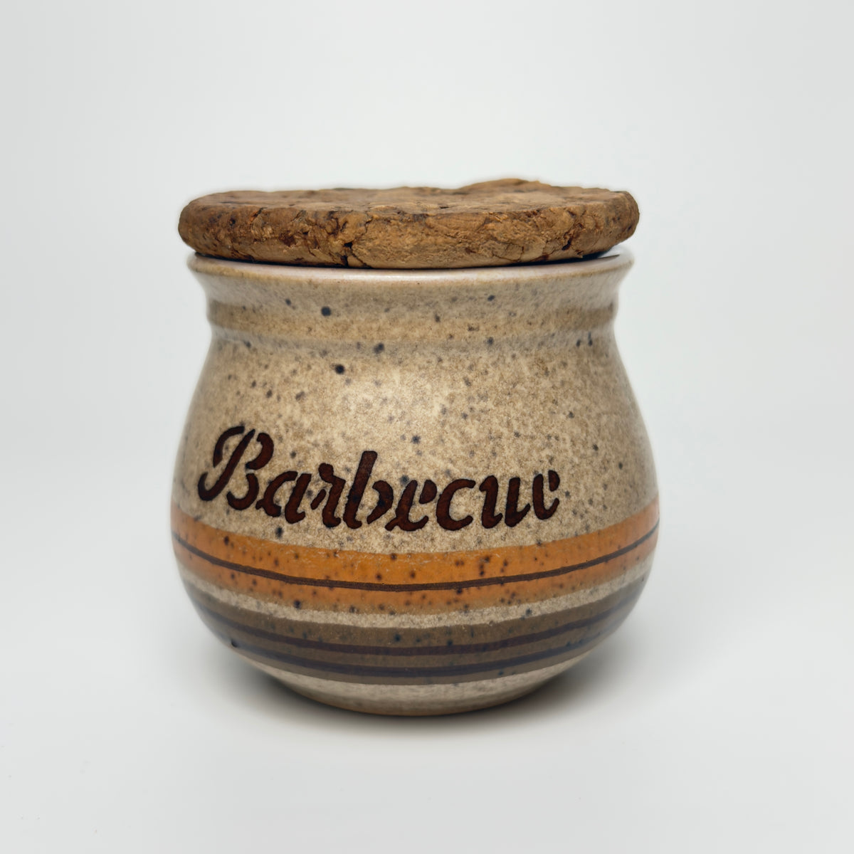 Henrik Fog stoneware spice jars with cork lids – Danish ceramics