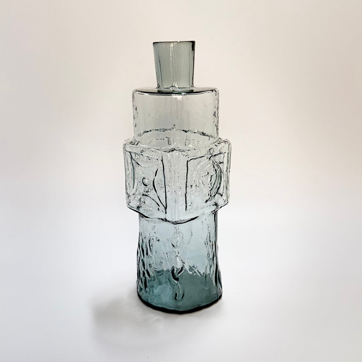 Carafe in tinted glass, CEB Björkhult - 1950s