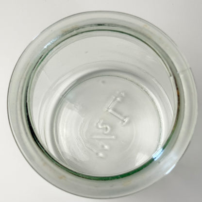 Kastrup Glasværk preserving jar 18.5 cm - old preserving jar with glass lid