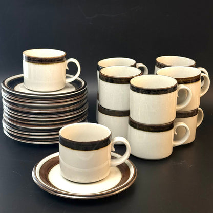 Arabia Karelia kaffestel – 12 kopper og underkopper - Frøken Lilly