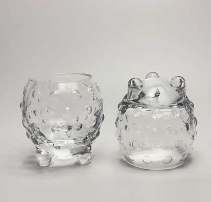 Iittala pindsvin lysestager i klart glas – design Tiina Nordström - Frøken Lilly