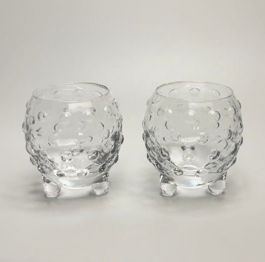 Iittala pindsvin lysestager i klart glas – design Tiina Nordström - Frøken Lilly