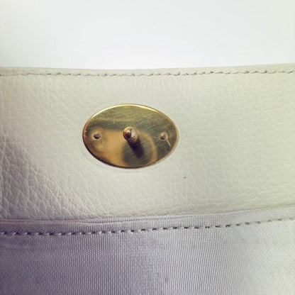 Vintage Comtesse clutch i hvidt læder - Frøken Lilly